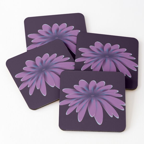 Item preview, Purple Daisy Flower Illustration | Floral Botanical Art designed and sold by HopeAndHustle.