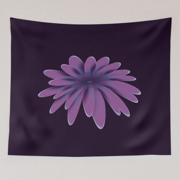 Item preview, Purple Daisy Flower Illustration | Floral Botanical Art designed and sold by HopeAndHustle.