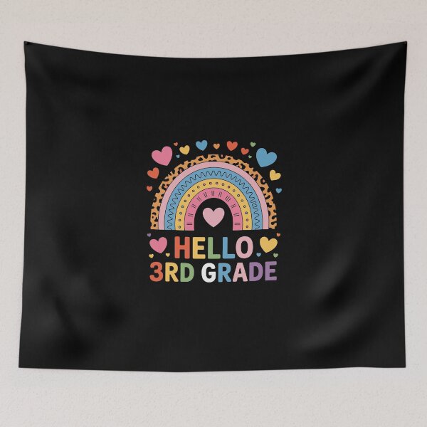 Item preview, Colorful Hello 3rd Grade  designed and sold by jkrphoto.