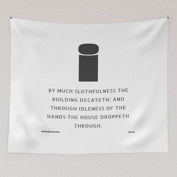 Item preview, Ecclesiastes 10:18 designed and sold by Undonemadenew.
