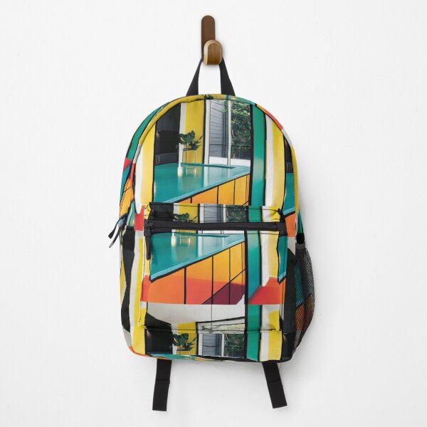 Item preview, Architecture - Contemporary Interior, Vibrant Color Palette and Bauhaus Style designed and sold by Reverso-Design.