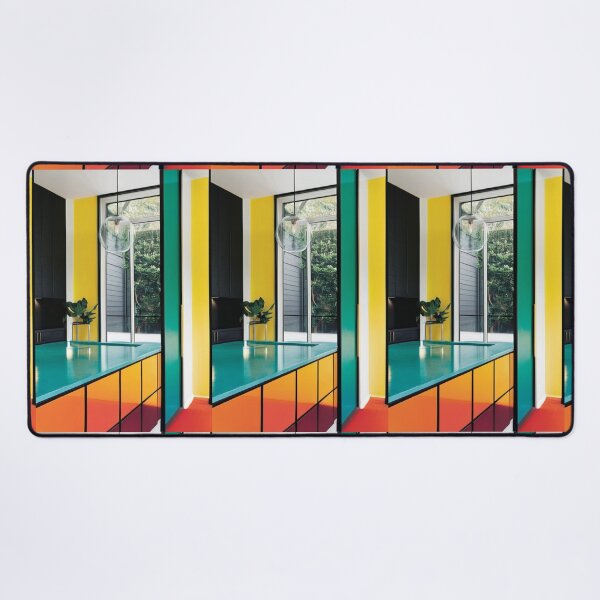 Item preview, Architecture - Contemporary Interior, Vibrant Color Palette and Bauhaus Style designed and sold by Reverso-Design.