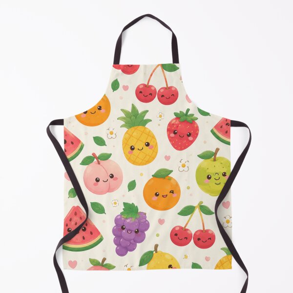 Item preview, Cute Kawaii Fruit Friends Pattern designed and sold by 0606PM.