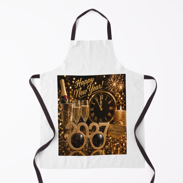 Item preview, Happy New Year 2027 Golden Celebration Design designed and sold by RipantinaFantasy .