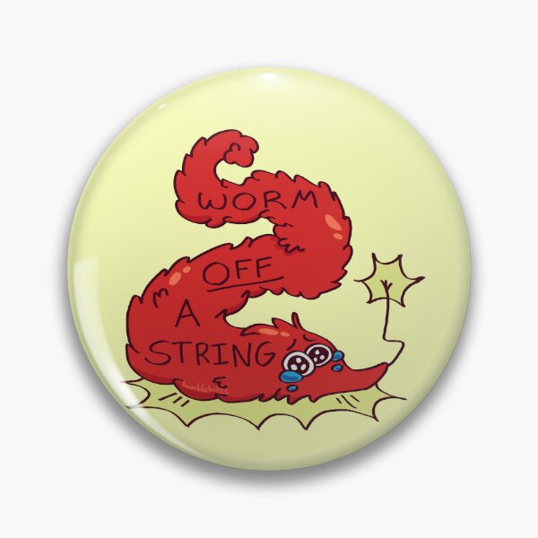 Item preview, Worm Off A String - Red designed and sold by BumbleBites.