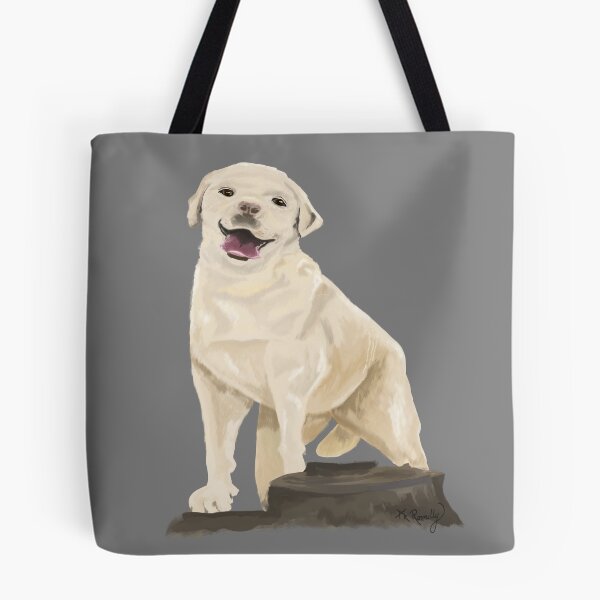 Item preview, Buffy - Labrador Retriever - grey (gray) background designed and sold by Deromilly.