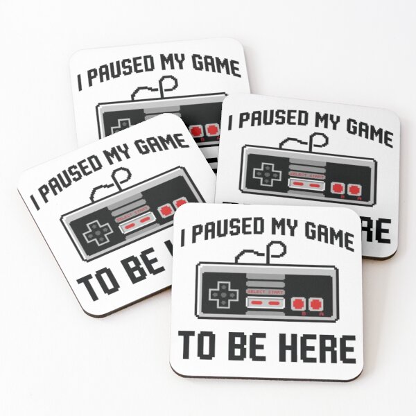 Item preview,  I Paused My Game To Be Here - Funny Retro Gamer Quote designed and sold by Harrak Housni.