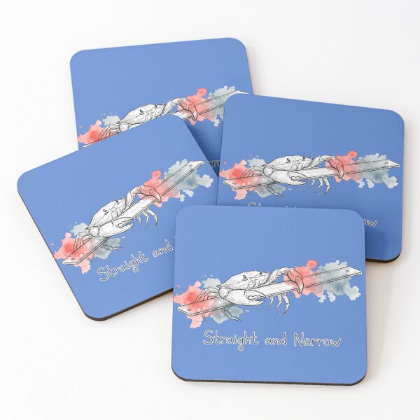 Item preview, Straight and Narrow - Funny Crab Ruler Illustration designed and sold by SoulPT.