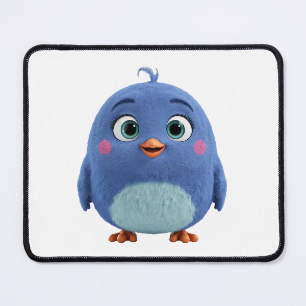 Item preview, Cute Cat in Orange Hoodie and Blue Bird Illustration designed and sold by abanoubsamir938.