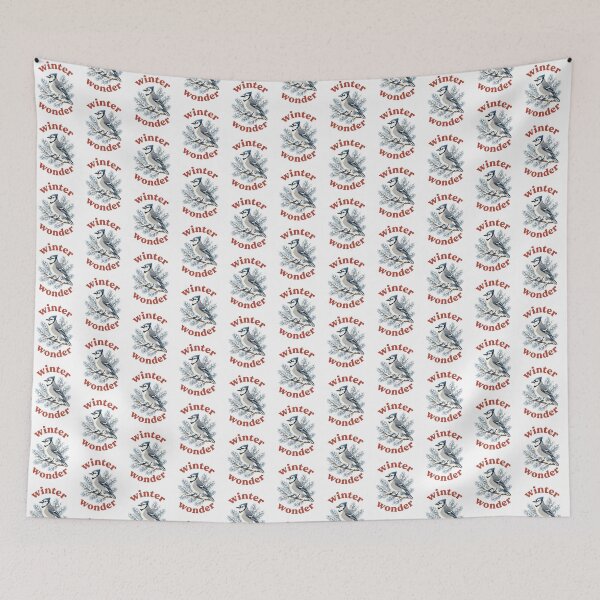 Item preview, Retro Flat Canada Jay Winter Wonder designed and sold by DuckOddity.