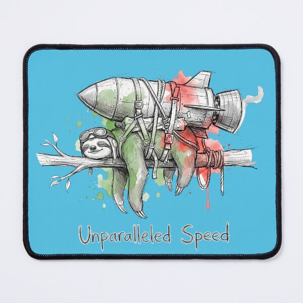 Item preview, Unparalleled Speed - Funny Jetpack Sloth designed and sold by SoulPT.