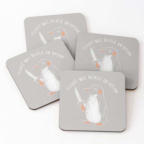 Item preview, Flight was Never an Option Funny Penguin with Knife Meme designed and sold by mjohnson9.