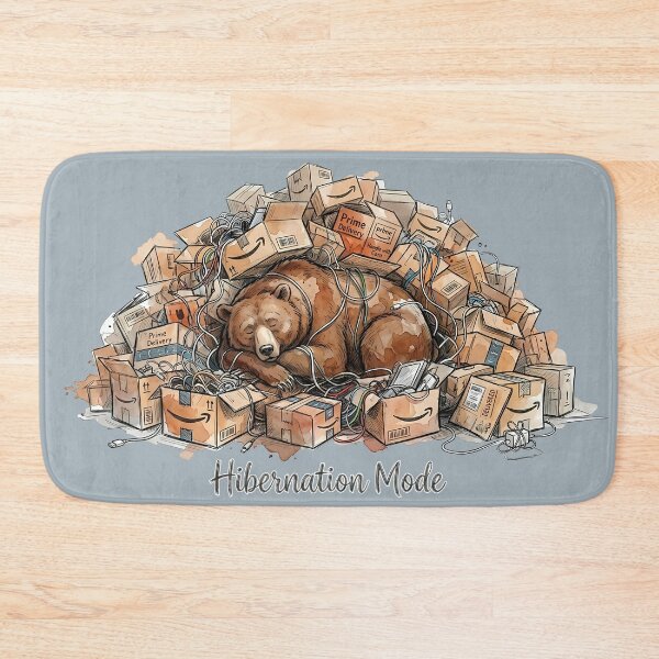 Item preview, Hibernation Mode - Cozy Bear Delivery Humor designed and sold by SoulPT.
