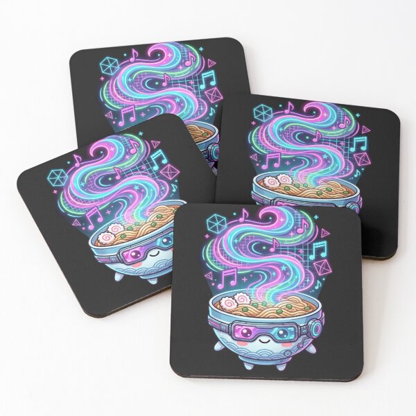 Item preview, Cute Kawaii Cyberpunk Ramen Synthwave Music designed and sold by MagsMarC.