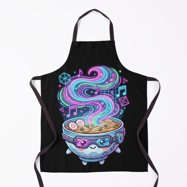 Item preview, Cute Kawaii Cyberpunk Ramen Synthwave Music designed and sold by MagsMarC.