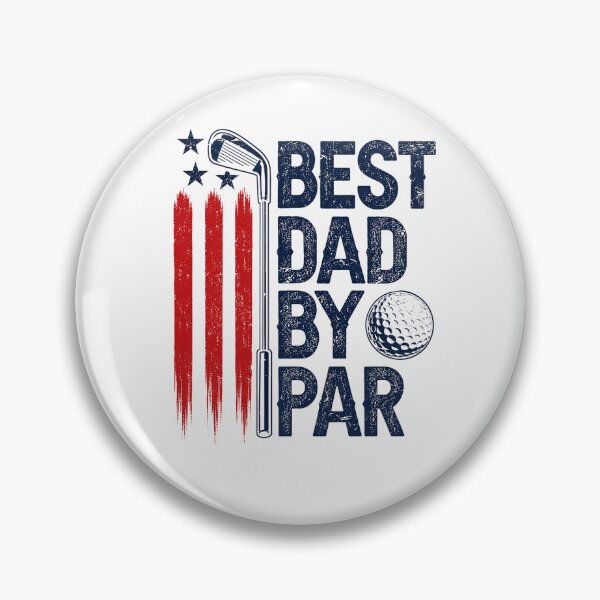Item preview, Golf Best Dad by Par Golfer Daddy American Flag Father's Day designed and sold by CriseldaBruning.