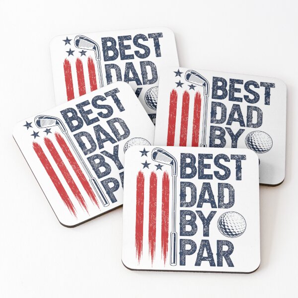 Item preview, Golf Best Dad by Par Golfer Daddy American Flag Father's Day designed and sold by CriseldaBruning.