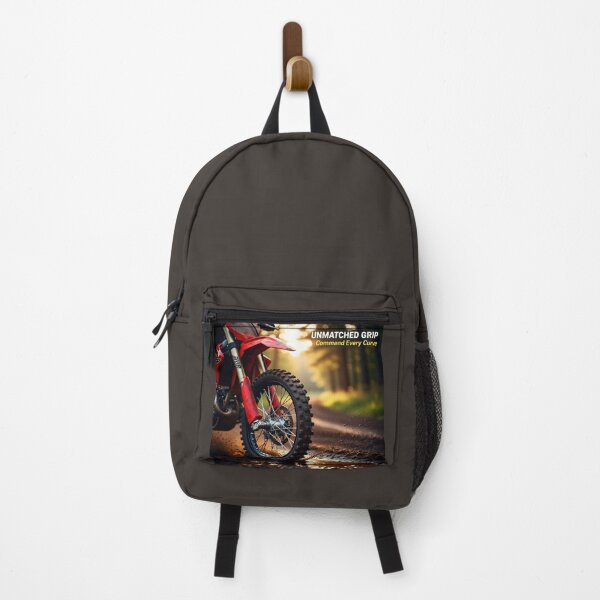 Item preview, Red Motocross Tire Action Poster | Extreme Grip Dirt Bike Wall Art & Cycle Repair Shop Decor designed and sold by Creative-RE.