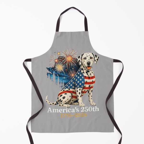 Item preview, Funny Dalmatian 4th of July 250 Years American Anniversary designed and sold by KathieFaugh.