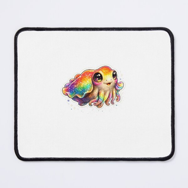 Item preview, Rainbow Cuttlefish Sticker – Magical Color Shift Ocean Kawaii Aesthetic designed and sold by PawsAndpetalstudio.