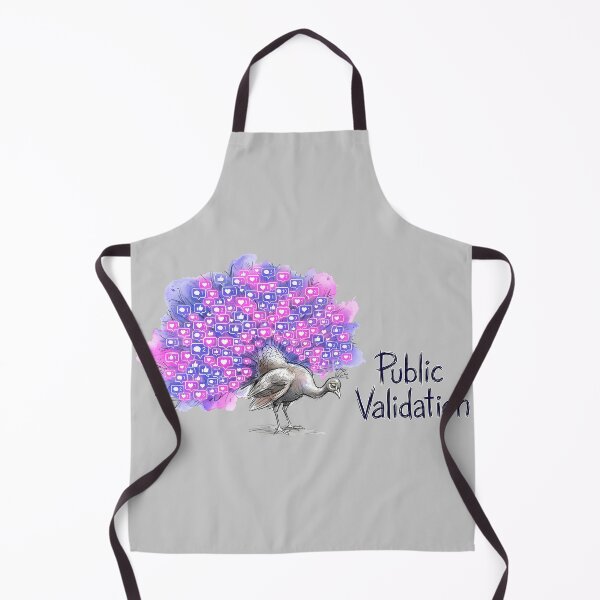 Item preview, Public Validation Peacock: Social Media Satire designed and sold by SoulPT.