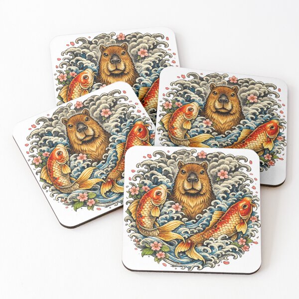 Item preview, Japanese Style Capybara Legendary Spirit designed and sold by NovaMoodCo.