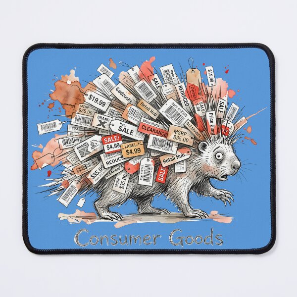 Item preview, The Price of Living: Consumer Goods Satire designed and sold by SoulPT.