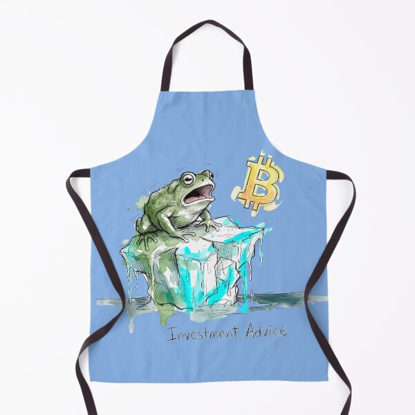 Item preview, Slippery Slope: Bitcoin Investment Advice Frog designed and sold by SoulPT.