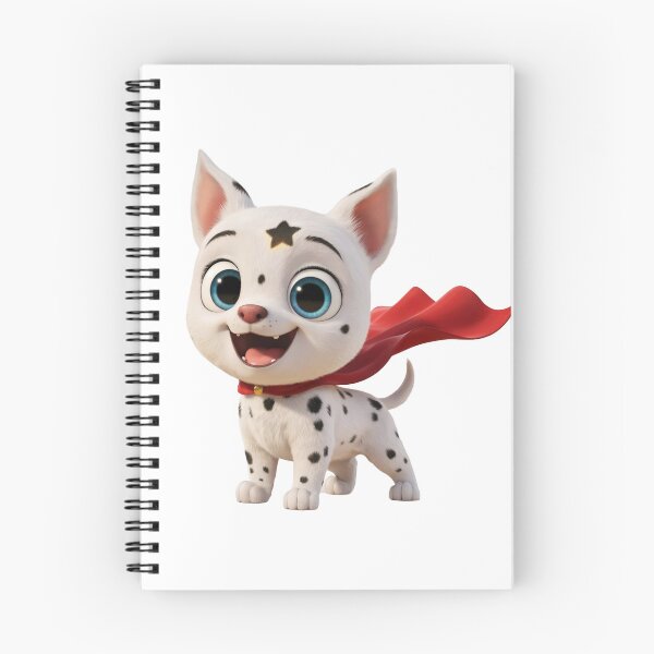 Item preview, Cute Cat, Dalmatian Puppy and Blue Bird Friends Illustration designed and sold by abanoubsamir938.