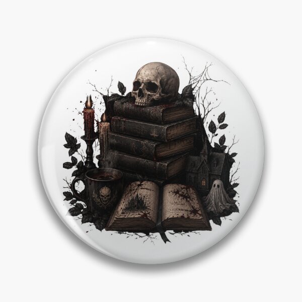 Item preview, Horror Book Lover Gothic Design designed and sold by Mysthor-Designs.