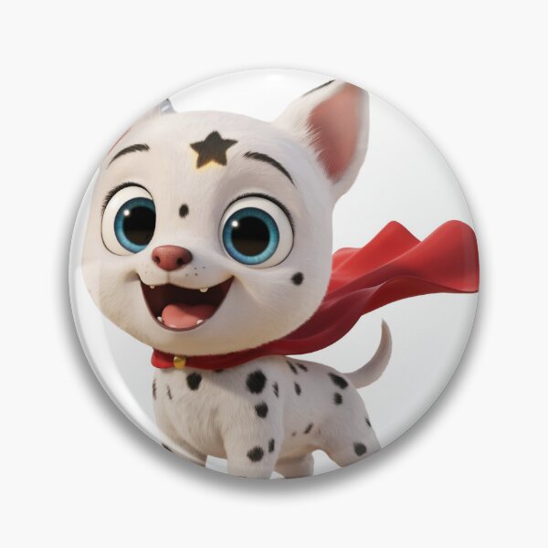 Item preview, Cute Cat, Dalmatian Puppy and Blue Bird Friends Illustration designed and sold by abanoubsamir938.