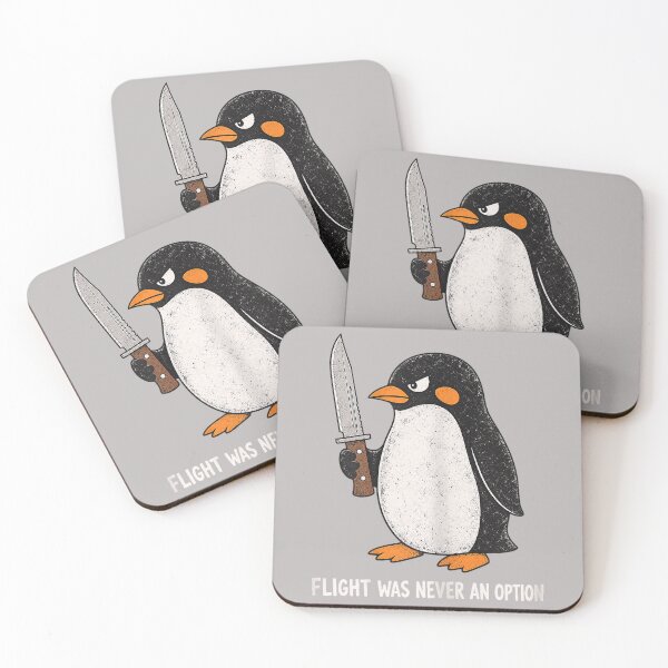 Item preview, Flight was Never an Option Funny Penguin with Knife designed and sold by mjohnson9.