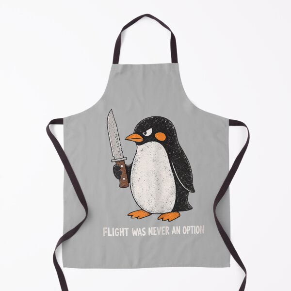 Item preview, Flight was Never an Option Funny Penguin with Knife designed and sold by mjohnson9.