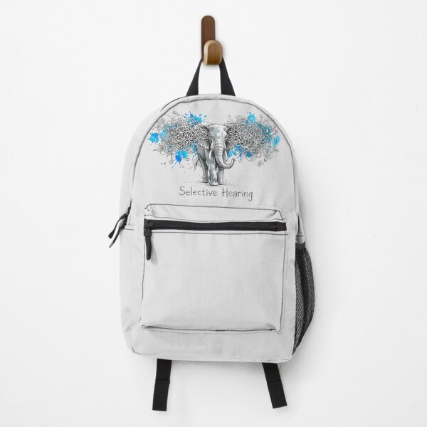 Item preview, Selective Hearing – Surreal Elephant Headphones Illustration designed and sold by SoulPT.