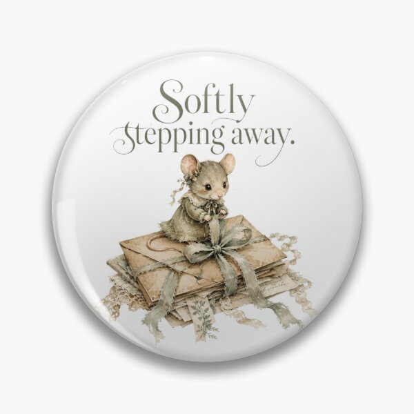 Item preview, Softly Stepping Away Vintage Mouse Ephemera Junk Journal designed and sold by AQUILAKREO.