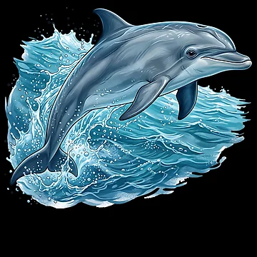 Artwork thumbnail, Beautiful dolphin by ReneMM