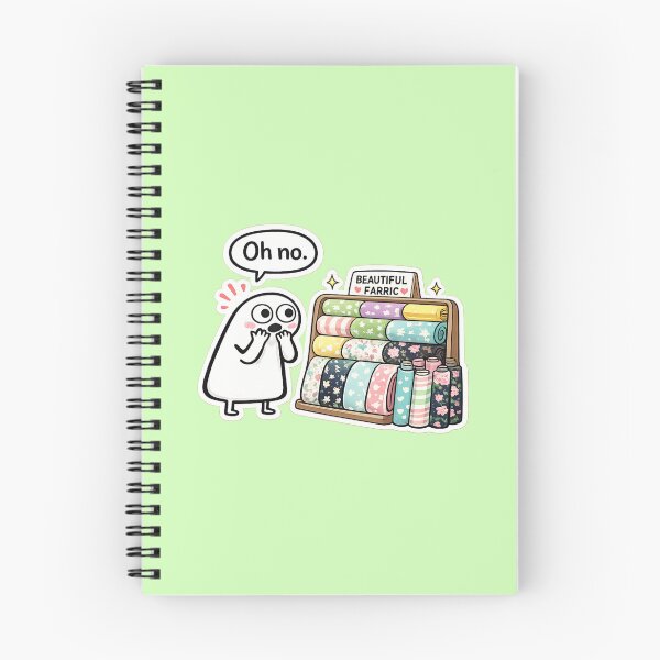 Item preview, Oh No Fabric Store Sticker | Sewing Humor Decal | Fabric Shopping Sticker | Quilter Gift | Funny Sewing Lover designed and sold by EverStitchStudio ★★★★★.