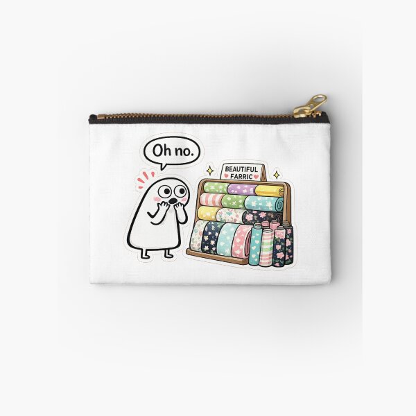 Item preview, Oh No Fabric Store Sticker | Sewing Humor Decal | Fabric Shopping Sticker | Quilter Gift | Funny Sewing Lover designed and sold by EverStitchStudio ★★★★★.