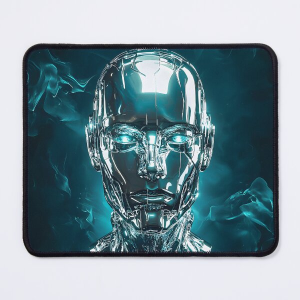 Artikelvorschau, 3D-Rendering eines Chrome-Android-Gesichts (digital) entworfen und verkauft von Checho30.