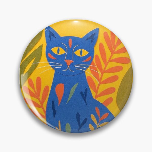 Item preview, Wild Grace Blue Cat Poster designed and sold by djovan.