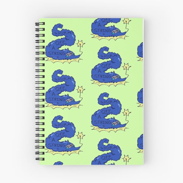 Item preview, Worm Off A String - Blue designed and sold by BumbleBites.