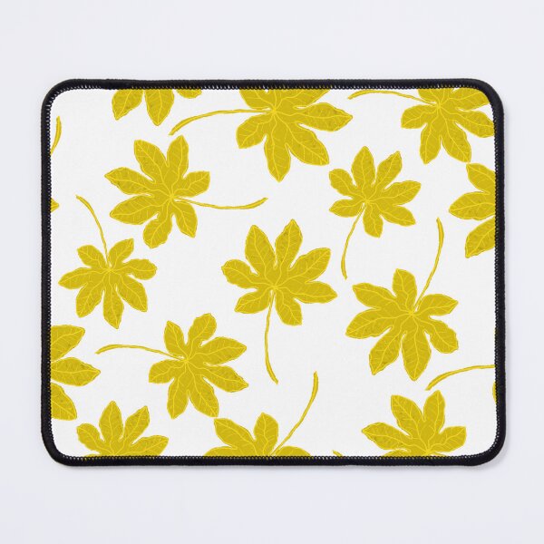 Item preview, Aesthetic Yellow Tropical Leaves Pattern designed and sold by altastudio.