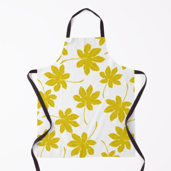 Item preview, Aesthetic Yellow Tropical Leaves Pattern designed and sold by altastudio.