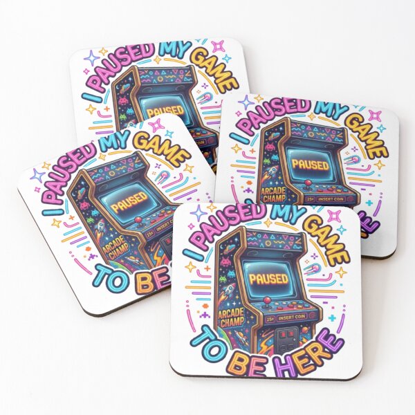 Item preview, I Paused My Game To Be Here - Funny Retro Gamer Quote designed and sold by Harrak Housni.