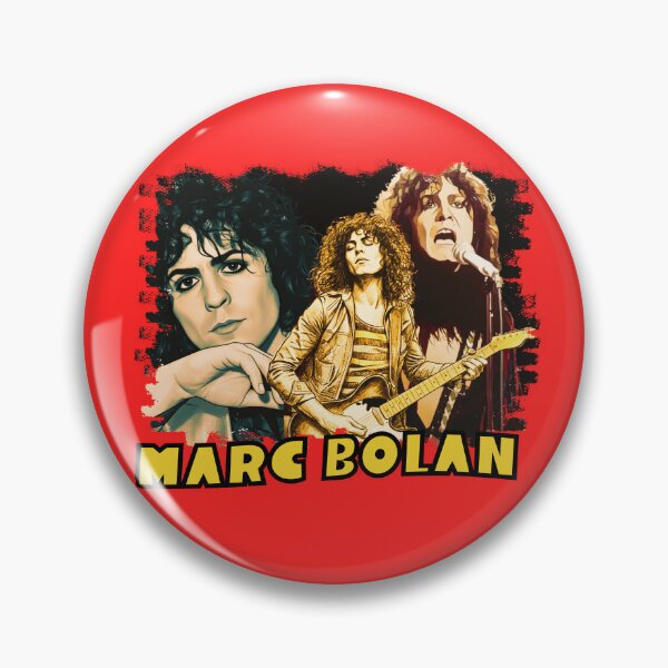 Item preview, Marc Bolan in three dynamic poses Tee-shirt designed and sold by TheThriftyBrit.