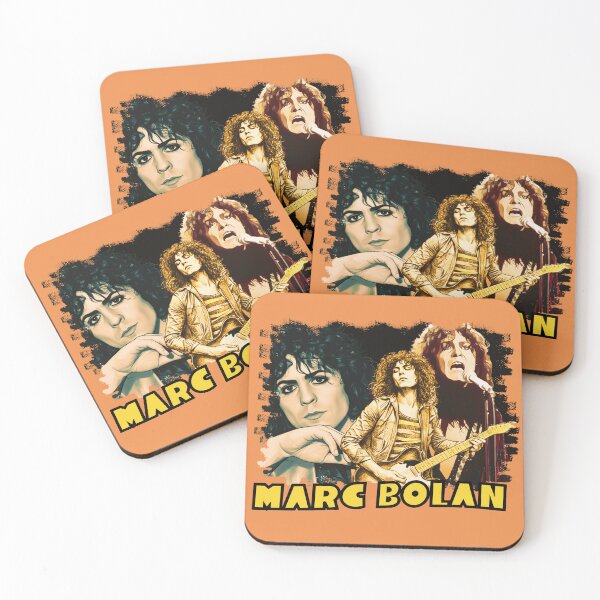 Item preview, Marc Bolan in three dynamic poses Tee-shirt designed and sold by TheThriftyBrit.