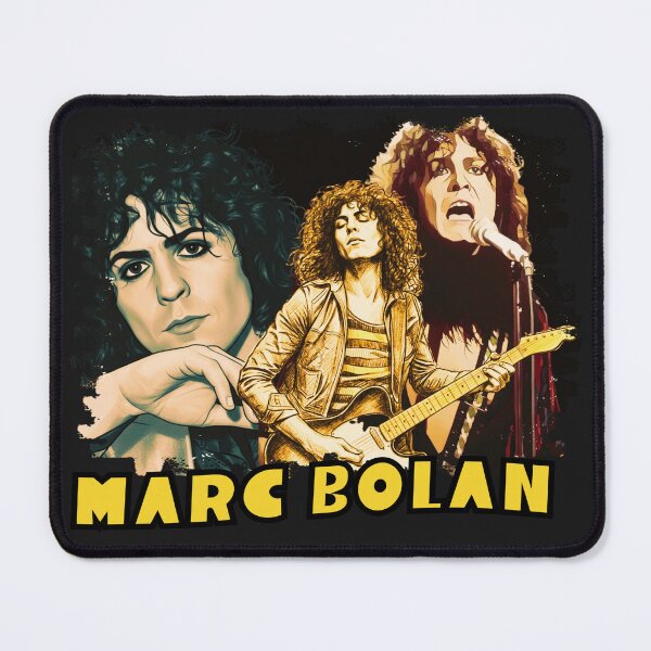 Item preview, Marc Bolan in three dynamic poses Tee-shirt designed and sold by TheThriftyBrit.