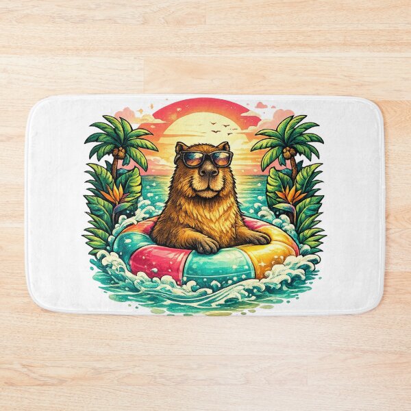 Item preview, Stay Chill Capybara Positive Relaxed Vibes designed and sold by NovaMoodCo.