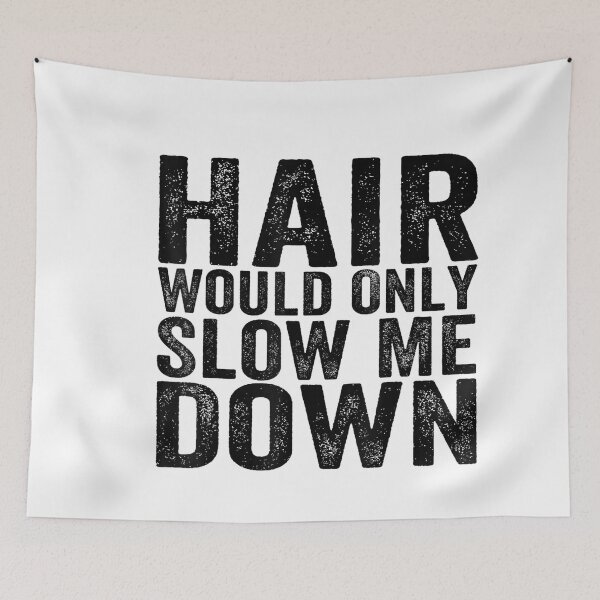 Item preview, Hair Would Only Slow Me Down Funny Bald  menHairless Dad designed and sold by CriseldaBruning.