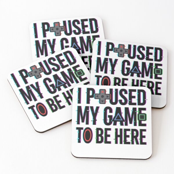 Item preview, I Paused My Game To Be Here - Funny Retro Gamer Quote designed and sold by Harrak Housni.